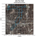 Click to enlarge GPS recording with a Google Earth background