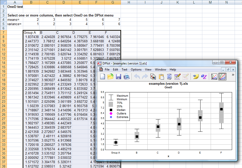 Whisker Chart Excel 2010